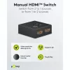 HDMI-lüliti Goobay 58485 1 sisend 1 väljund 52mm x 49.5mm x 22.5mm