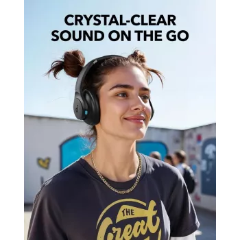 Kõrvaklapid Anker Soundcore Q11i, Bluetooth 5.0, kuni 20 h aku, sisseehitatud mikrofon, tumehall