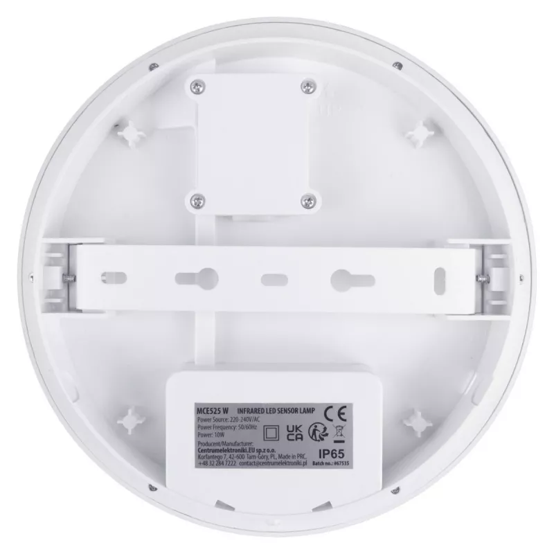 PIR-anduriga LED-lamp MACLEAN MCE525 W — väljas kasutatav liikumisanduriga LED-valgusti