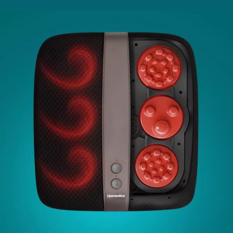 Jalamassaažiseade HoMedics FM-TS12H-EU Shiatsu Deluxe soojenduse ja mudimisfunktsioonidega