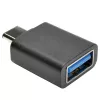 Eaton Tripp Lite Series USB 3.1 Gen 1.5 Adapter USB-C to USB Type A M/F 5 Gbps tahvelarvuti nutitelefon - USB-adapter - USB Type A (W) 24-pin USB-C (M) - USB 3.1 - must (U428-000-F)