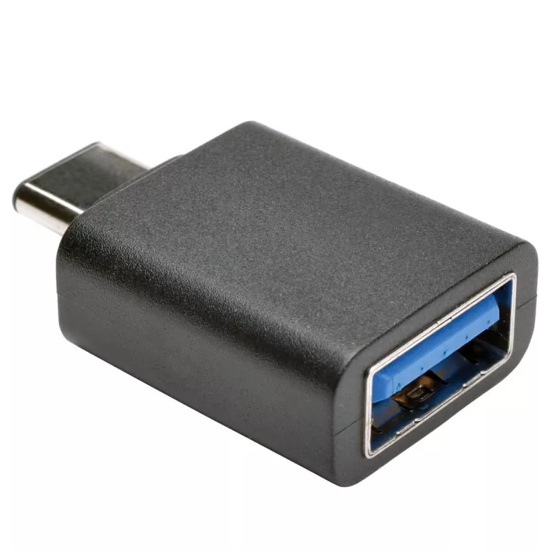 Eaton Tripp Lite Series USB 3.1 Gen 1.5 Adapter USB-C to USB Type A M/F 5 Gbps tahvelarvuti nutitelefon - USB-adapter - USB Type A (W) 24-pin USB-C (M) - USB 3.1 - must (U428-000-F)