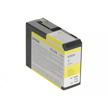 Epson Singlepack kollane T580400, kollane, pigmendipõhine tint, 80 ml, 1 tk