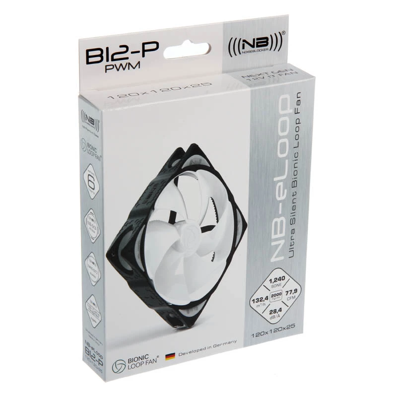 NOISEBLOCKER NB-eLoop Ventilaator B12-P 120mm PWM