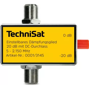 Summutusvõrgu pad TechniSat 0001/3145 hõbedane 20 dB 75 Ω