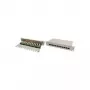 Patch Panel Desktop - Patch-paneel - CAT 6 - STP - RJ-45 X 12 - Hall, RAL 7035 -