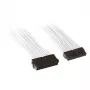 SilverStone PP07-MBW - Toite pikenduskaabel - ATX, 24-pin (M) - ATX, 24-pin (W) - 30 cm - Valge (SST-PP07-MBW)