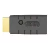Adapter HDMI (pistik) > HDMI (pesa), EDID-emulaator (must)