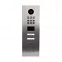 Video intercom DoorBird D2102KV — roostevabast terasest välisseade, IP65, liikumisandur 10 m, IR LED, PoE (IEEE 802.3af), 10/100 Mbit/s, 131×383×49,6 mm