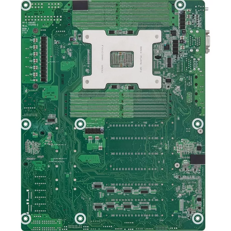 ASRock WRX80D8-2T ATX serveri emaplaat, AMD WRX80 kiibistik, Socket sWRX8, 8x DDR4 DIMM, 12x SATA III, 3x RJ-45