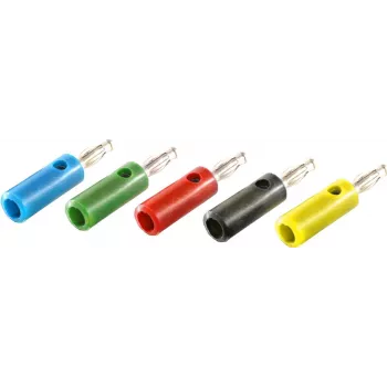 shiverpeaks BS56200-SET Wire Connector Banana Must - Sinine - Roheline - Punane - Kollane (BS56200-SET)