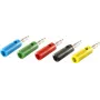 shiverpeaks BS56200-SET Wire Connector Banana Must - Sinine - Roheline - Punane - Kollane (BS56200-SET)