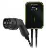 Elektrisõiduki laadimisjaam roheline Cell EV14 22 kW must alumiinium seinale