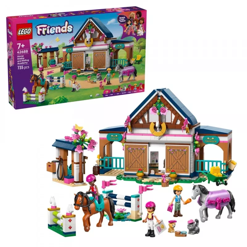 Blocks Friends 42688 Hobusetall ja Ratsakool