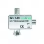 axing SZU 3-00 - 0,0001 - 2,4 GHz - 20 dB - hõbedane - F-ema/F-isa - alumiinium