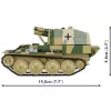 Ehitusmudelikomplekt Cobi SD.KFZ.138/1 Grille, 720 osa, väljapanekumudel