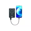 Akupank Port Designs 907005 10000 mAh juhtmevaba laadimisega must
