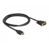Video kaabli adapter DeLOCK 85653 1,5 m HDMI tüüp A DVI must