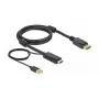 HDMI-DisplayPorti kaabel DeLOCK 85963 4K 30 Hz 1 m