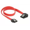 SATA kaabel DeLOCK 83963 0.3 m SATA 7-pin Must Punane