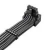 CableMod C-Series Pro kaabel Assembly Variant B 90cm 16-pin to 4×8-pin PCIe Carbon
