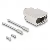 Kaabli kaitseümbris DELOCK D-Sub Housing 9 kontaktiga (isas-/emaspistik) hõbedane plastik, 31×46×16 mm