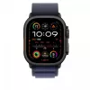 Apple 49 mm tumesinine Alpine Loop - väike - must titaanviimistlus