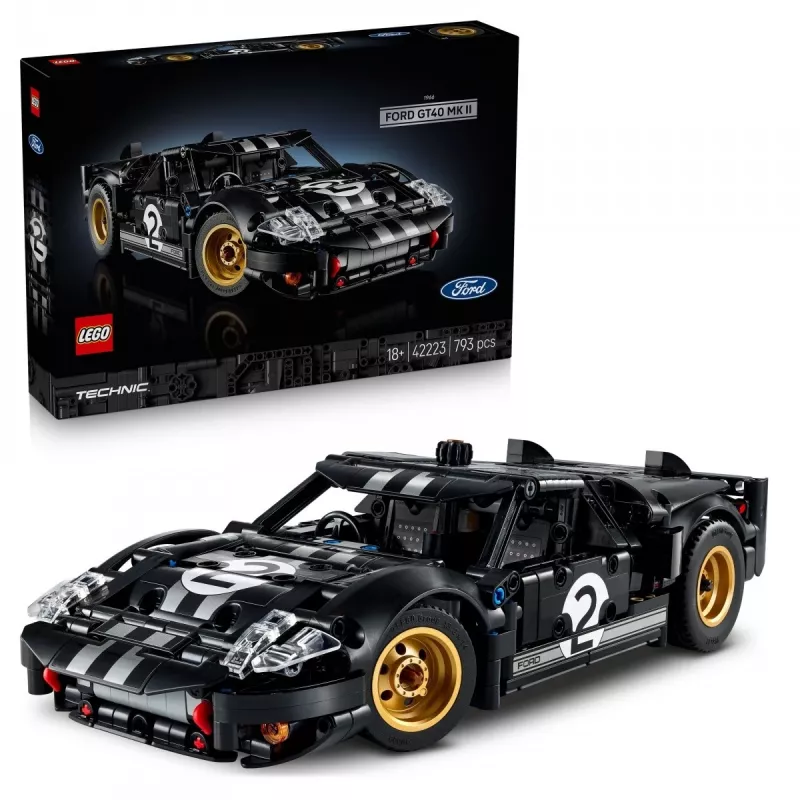 LEGO TECHNIC 42223 1966 Ford GT40 MKII võidusõiduauto