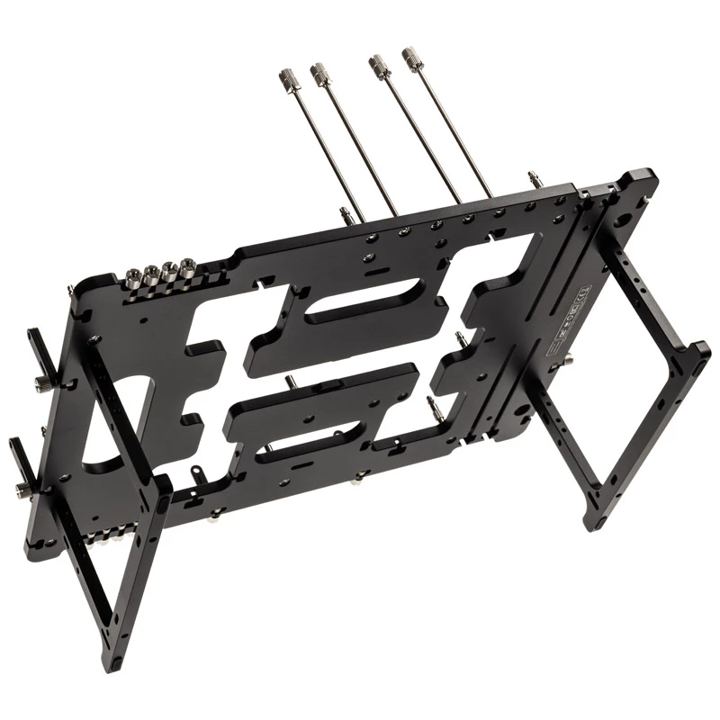 Streacom BC1 V2 must, ATX tugi, alumiinium, must