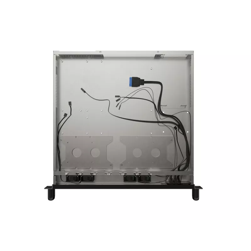 Raami šassii Lanberg SC01-4201-10B 1U Must 4 ventilaatorit