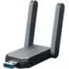 Juhtmevaba USB-adapter MERCUSYS MA37BEH — suure võimendusega Wi-Fi 7 (BE6500) ühilduvus USB-C/USB-A-ga