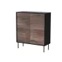 Cama 4D CORTINA kummut 102x40x118 must/pähkel