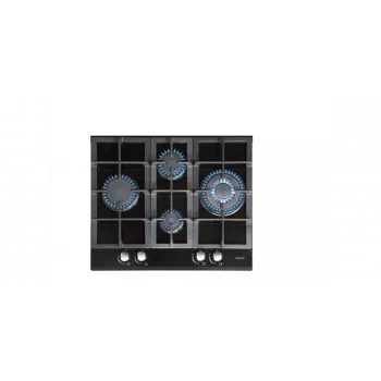 CATA | Hob | LCI 6031 B | Gas on glass | Number of burners/cooking zones 4 | Rotary knobs | Must