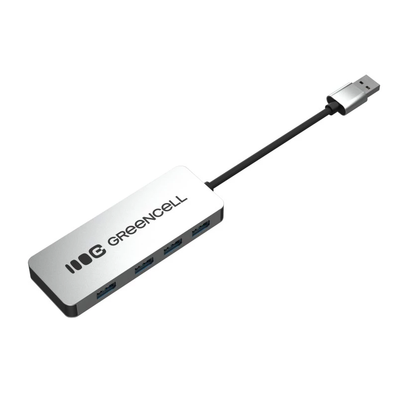 USB-jaotur roheline Cell HUB-GC-A4A — 4-pordiline USB-A 3.0 jaotur