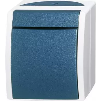 BUSCH JAEGER 2601/2 W-53 - 1P - Roheline - Hall - 250 V - 74 mm - 55 mm - 83 mm