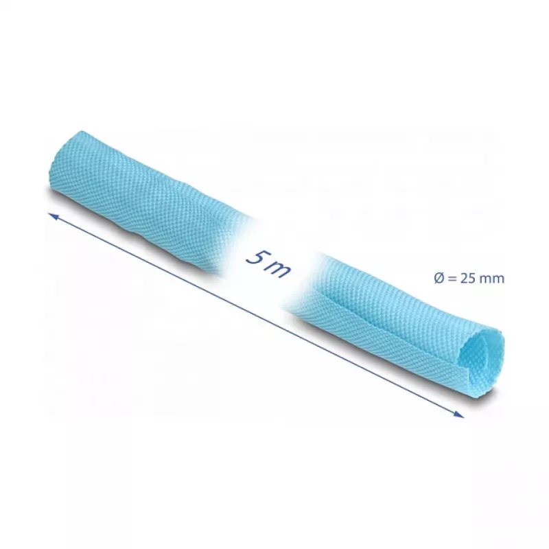 Kaablikest DeLOCK 20883 Sinine Polüester 2.6 cm Läbimõõt 5000 mm Pikkus