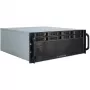 Serveri korpus Inter-Tech 4U-4408 hammas, must/hõbedane