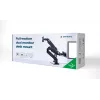 Monitorialuse alus GEMBIRD MA-DA2-03 kuni 35-tollistele ekraanidele, klamber, VESA 75x75–100x100, 20 kg, must, kahe ekraani tugi