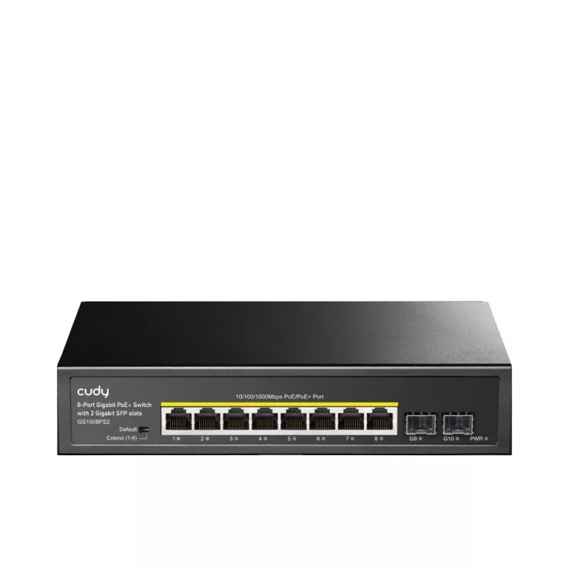 Mittehallitav kommutaator Cudy GS1008PS2 Gigabit Ethernet 8 porti PoE