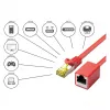 Goodconnections 8070VR-010R Etherneti patch-kaabel punane
