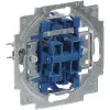 BUSCH JAEGER 2020/4 US - Juhtmega - Must - Hall - Vahelduvvool - 250 V - 71 mm - 25 mm
