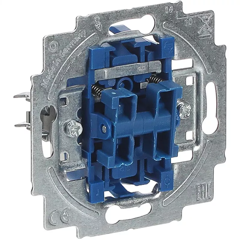 BUSCH JAEGER 2020/4 US - Juhtmega - Must - Hall - Vahelduvvool - 250 V - 71 mm - 25 mm