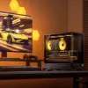 Arvutikorpus Jonsbo D200 midi-torn mATX karastatud klaas mini temperatuuriekraan must