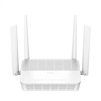Cudy WR3000P lauapealne traadita ruuter Wi‑Fi 6 kaheribaline 2,4/5 GHz, 2,5 Gigabit Ethernet, 3 LAN-porti, valge