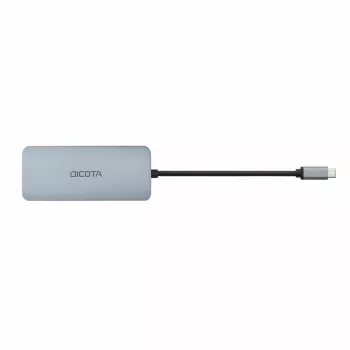 Dicota USB-C 8-in-1 Multi Hub 4K PD 100W hõbedane
