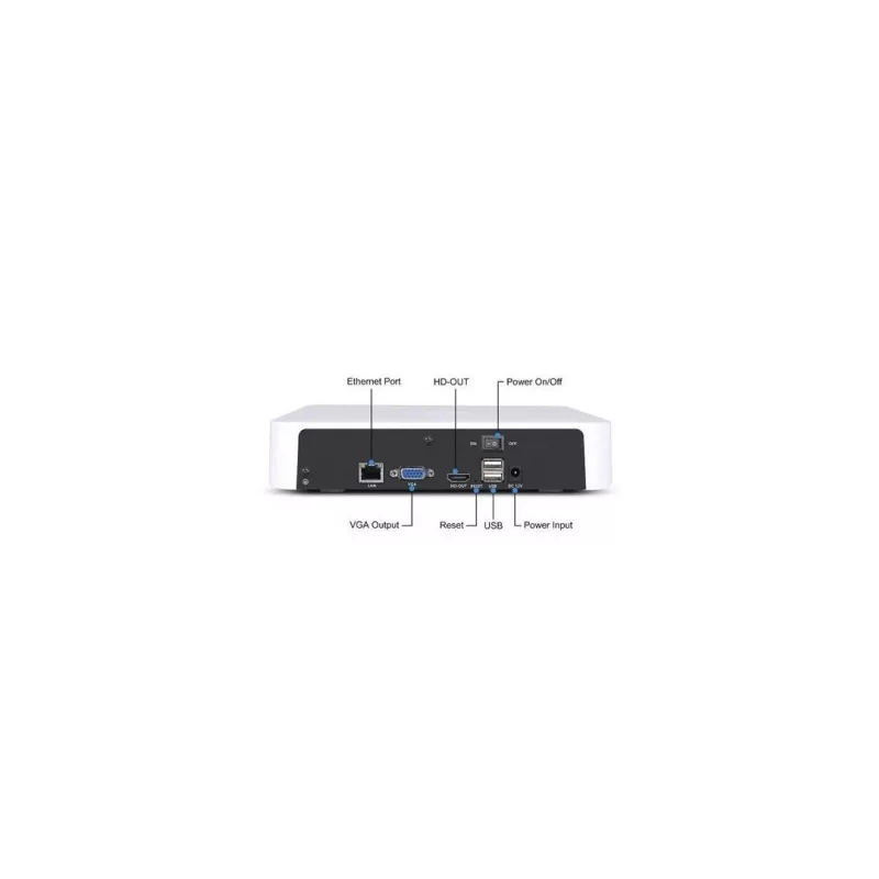 Foscam FN8108H 8-kanaliline 5 MP võrgu videosalvesti, valge