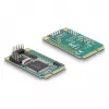 DeLOCK Mini PCIe kaart täissuuruses – 2 x jada RS-232 D-Sub 9 kontaktiga