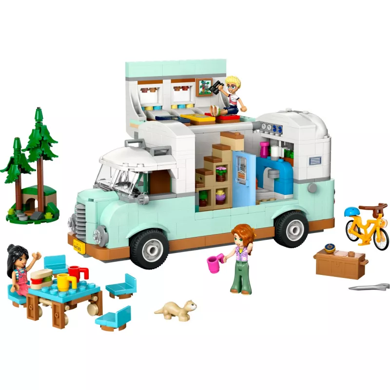 LEGO Motor Home komplekt 42663 — LEGO Friends matkaauto, 778 osa, 3 mininukku, vanusele 7+