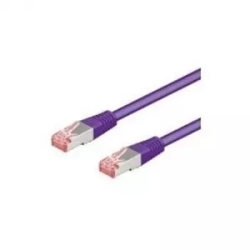 Wentronic Goobay CAT 6 paigalduskaabel, S/FTP (PiMF), violetne, 30 m - LSZH halogeenivaba, vask (93542)