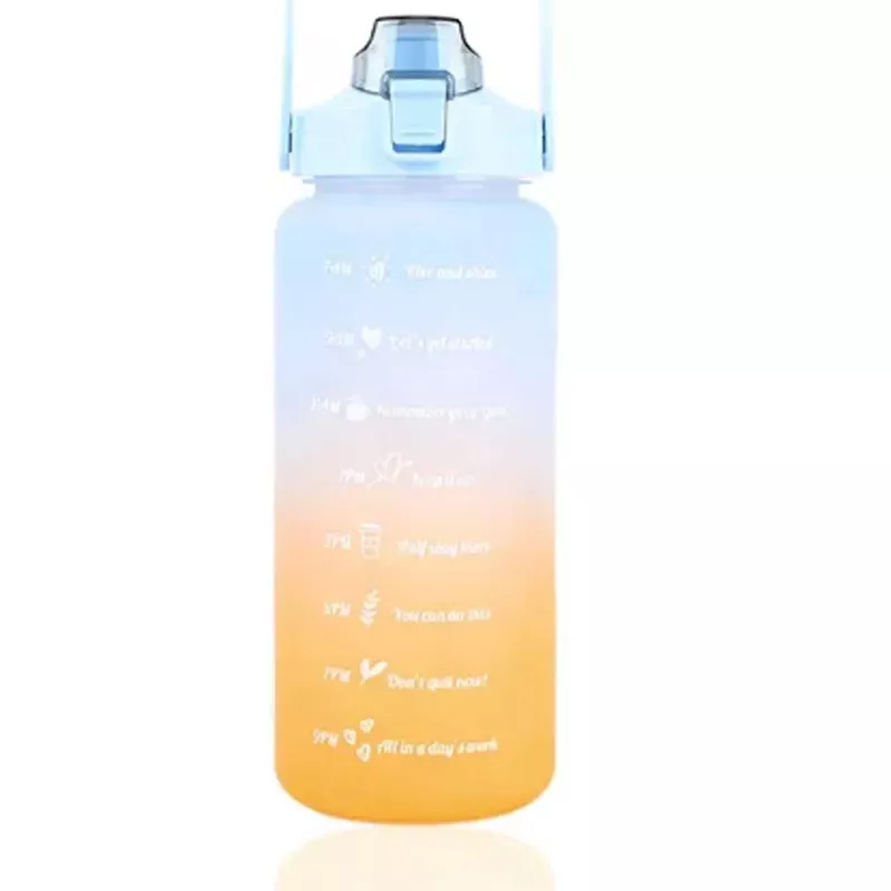 Extralink motiveeriv veepudel, 2000 ml spordiveepudel, sinine-oranž, BUT-993